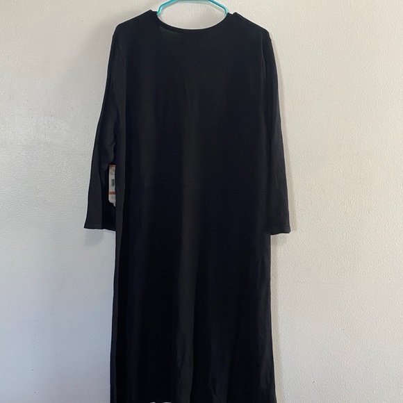 NWT Jones New York Black Sweater Dress - Plus Size 3X - Picture 2 of 5